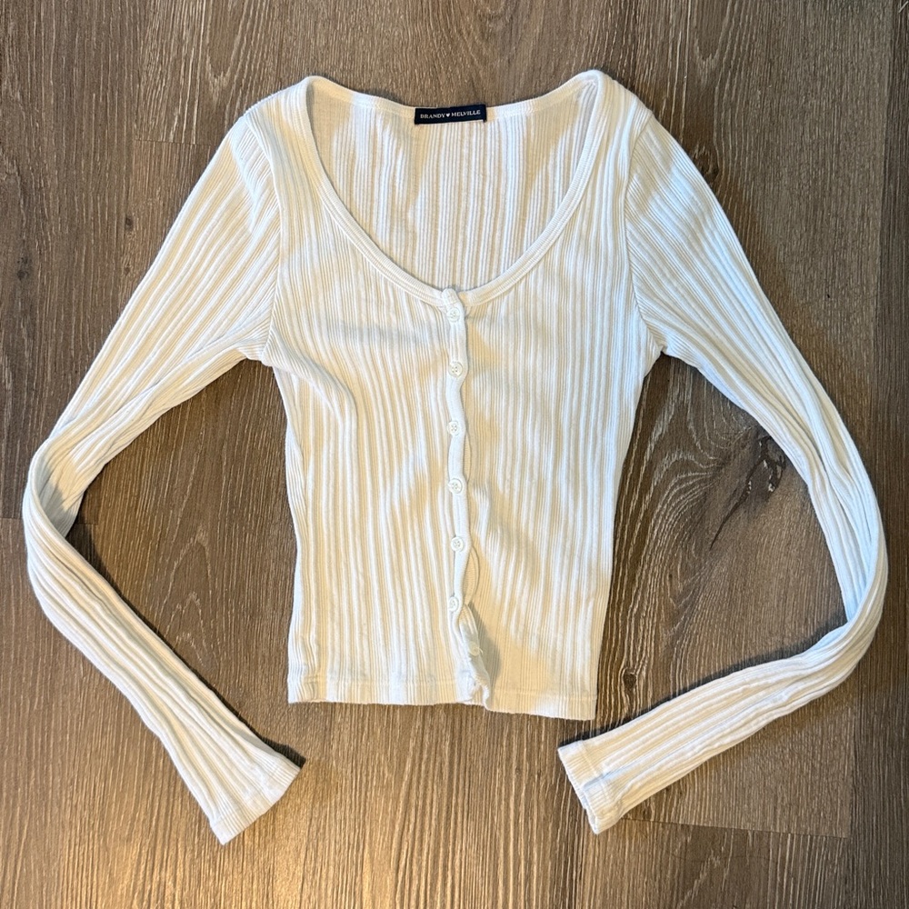 Brandy Melville Ribbed long sleeve
